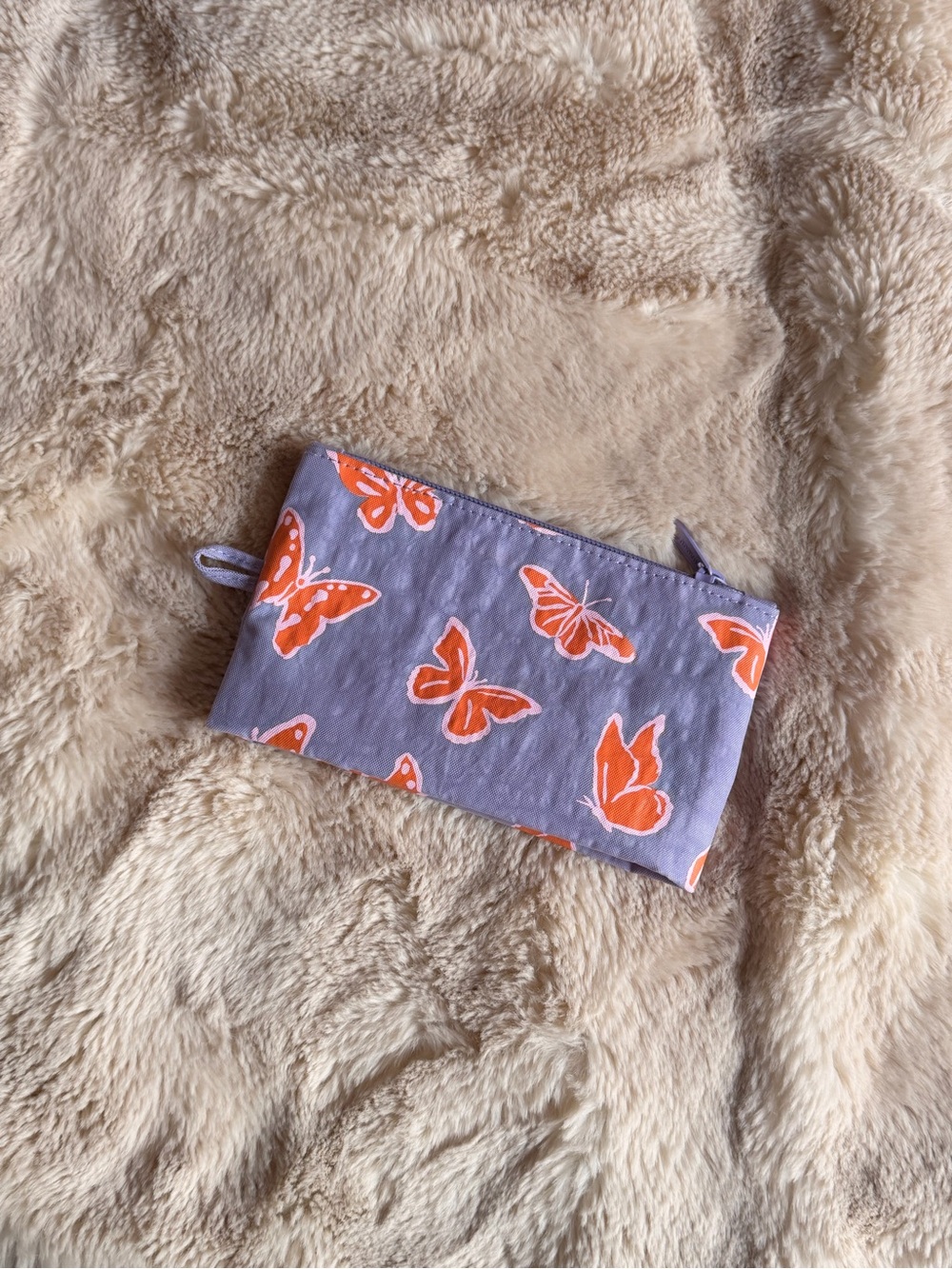 BAGGU Small Go Pouch in Spring Animals (Butterflies)